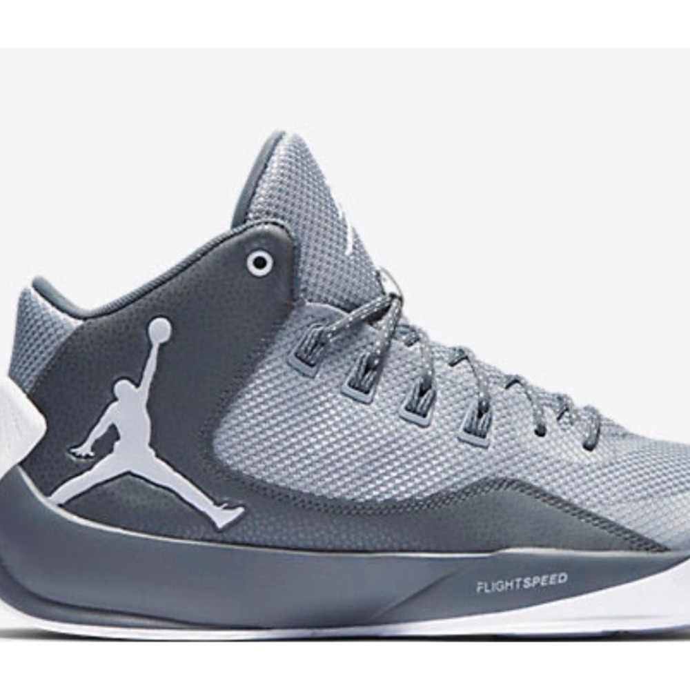 Jordan Rising High 2 (model # 844065-003) wolf grey white colorway sze 12
